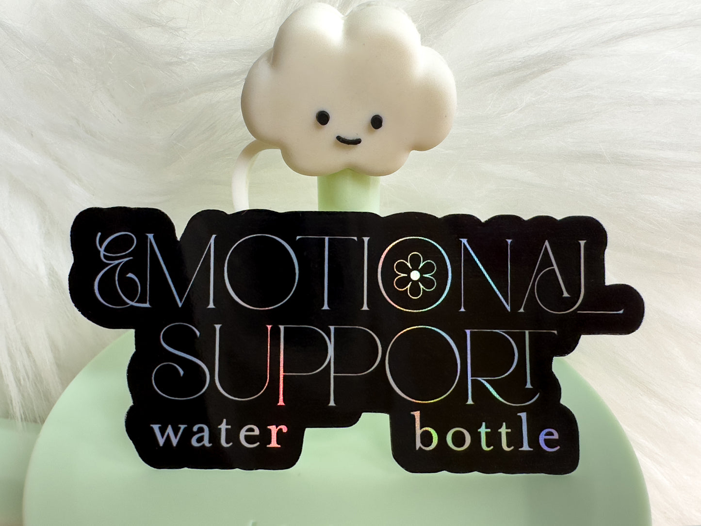 Emotional Support Water Bottle Sticker