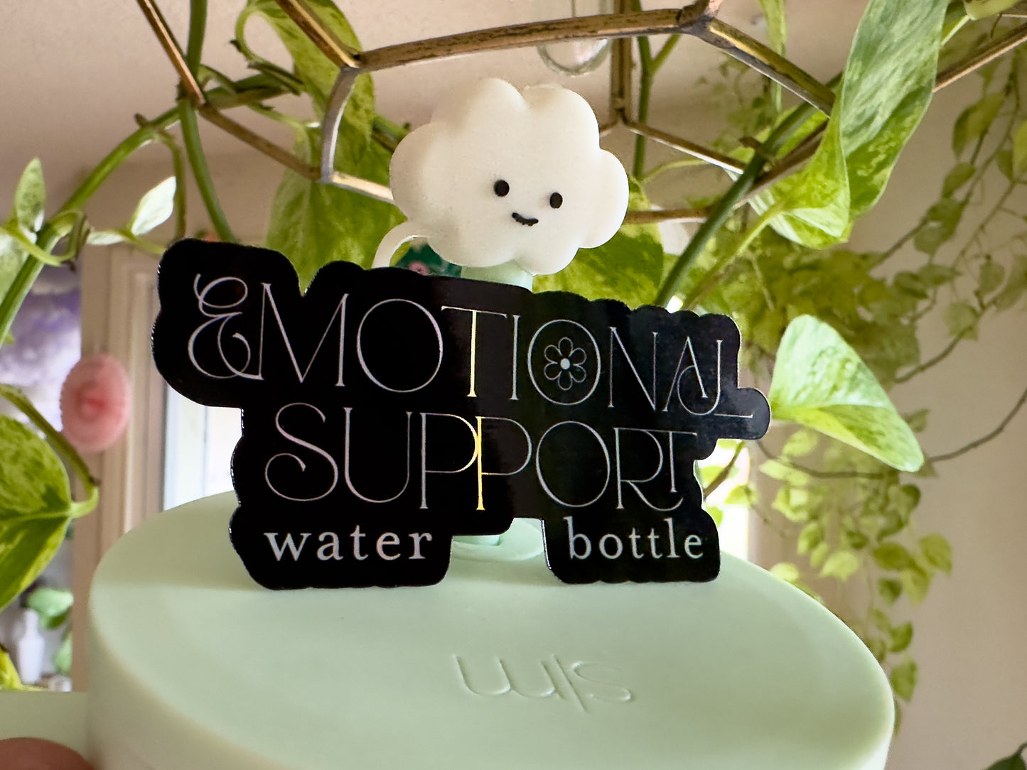 Emotional Support Water Bottle Sticker