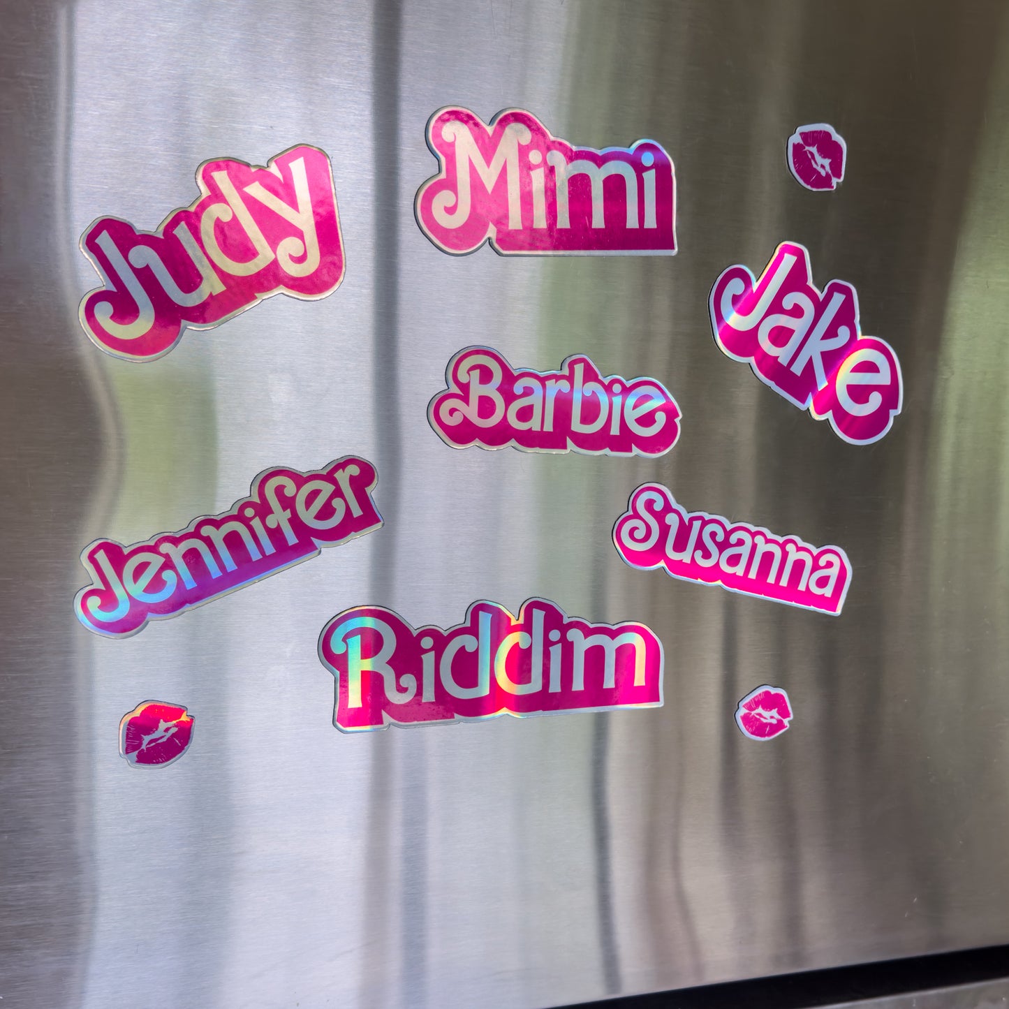 Custom Name Holographic Magnet
