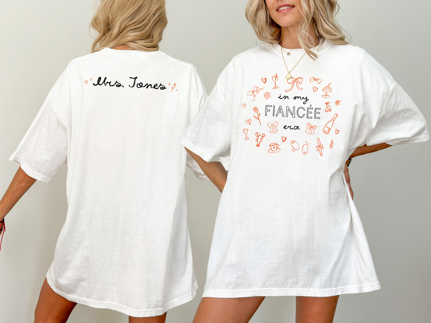 Customizable Fiancée Comfort Colors® T-shirt