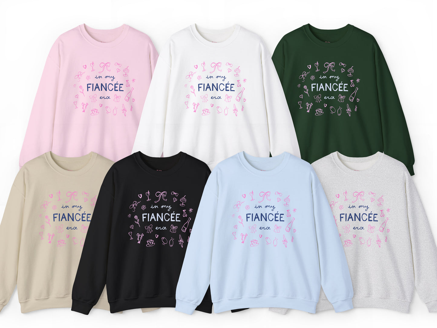 In My Fiancée Era Crewneck Multicolor