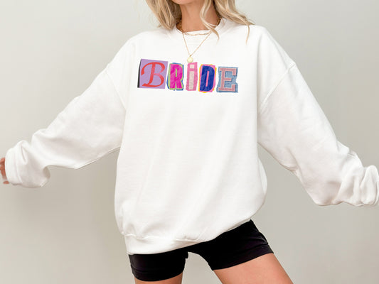 Bride Collage Crewneck