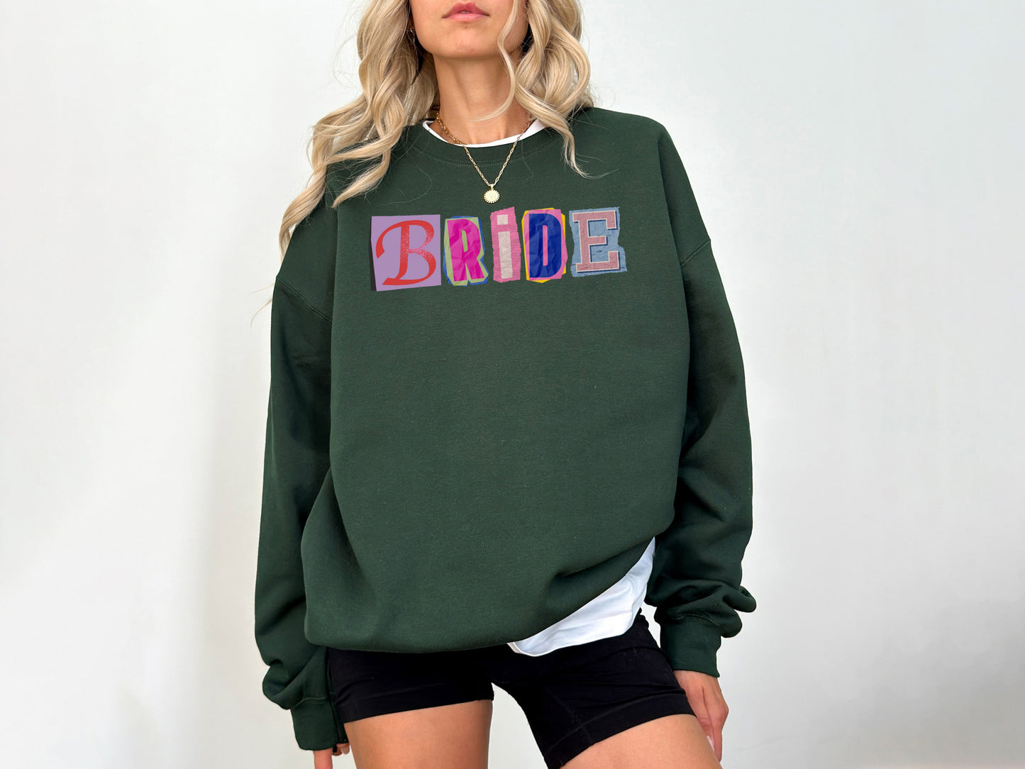 Bride Collage Crewneck