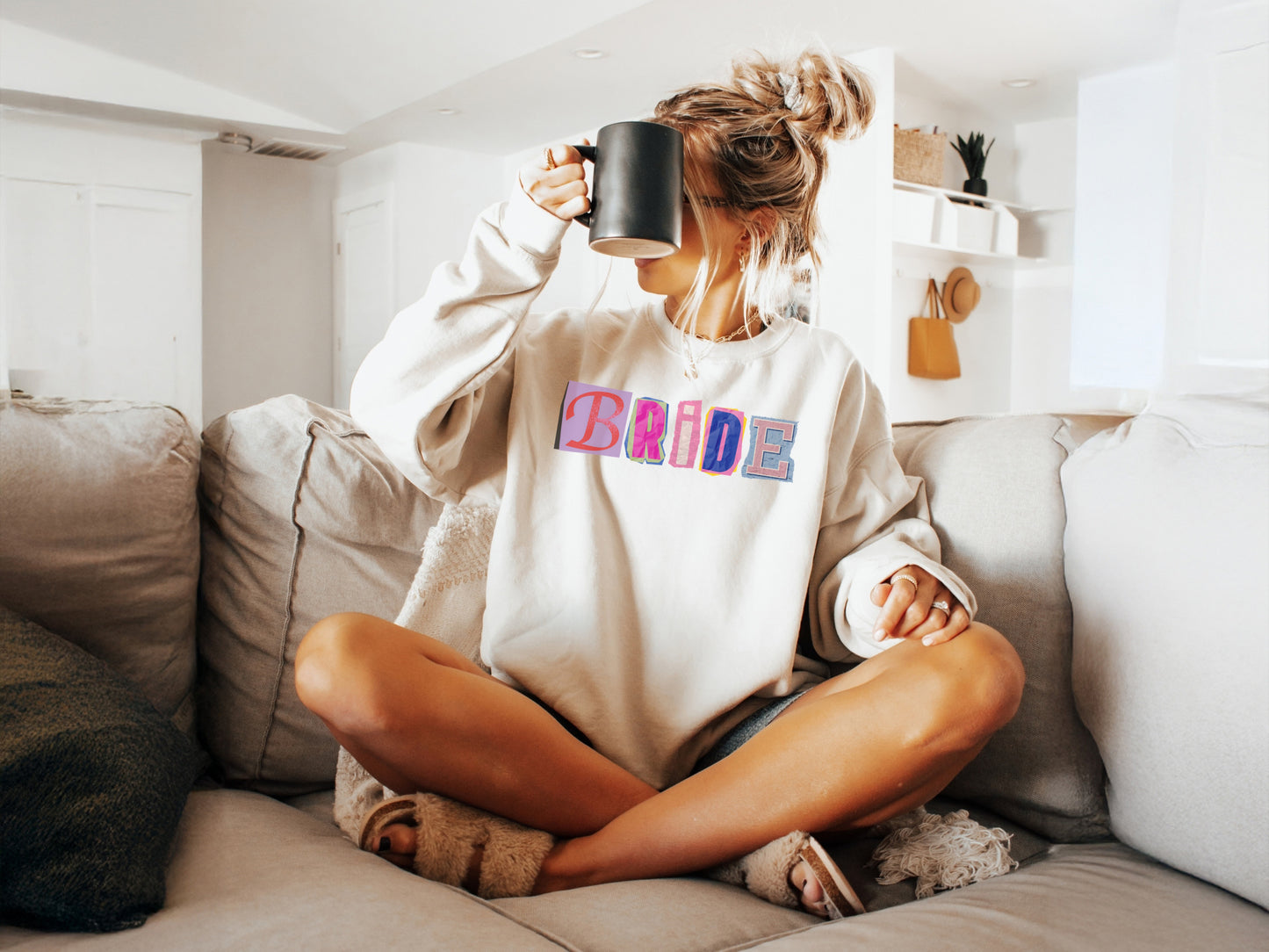 Bride Collage Crewneck