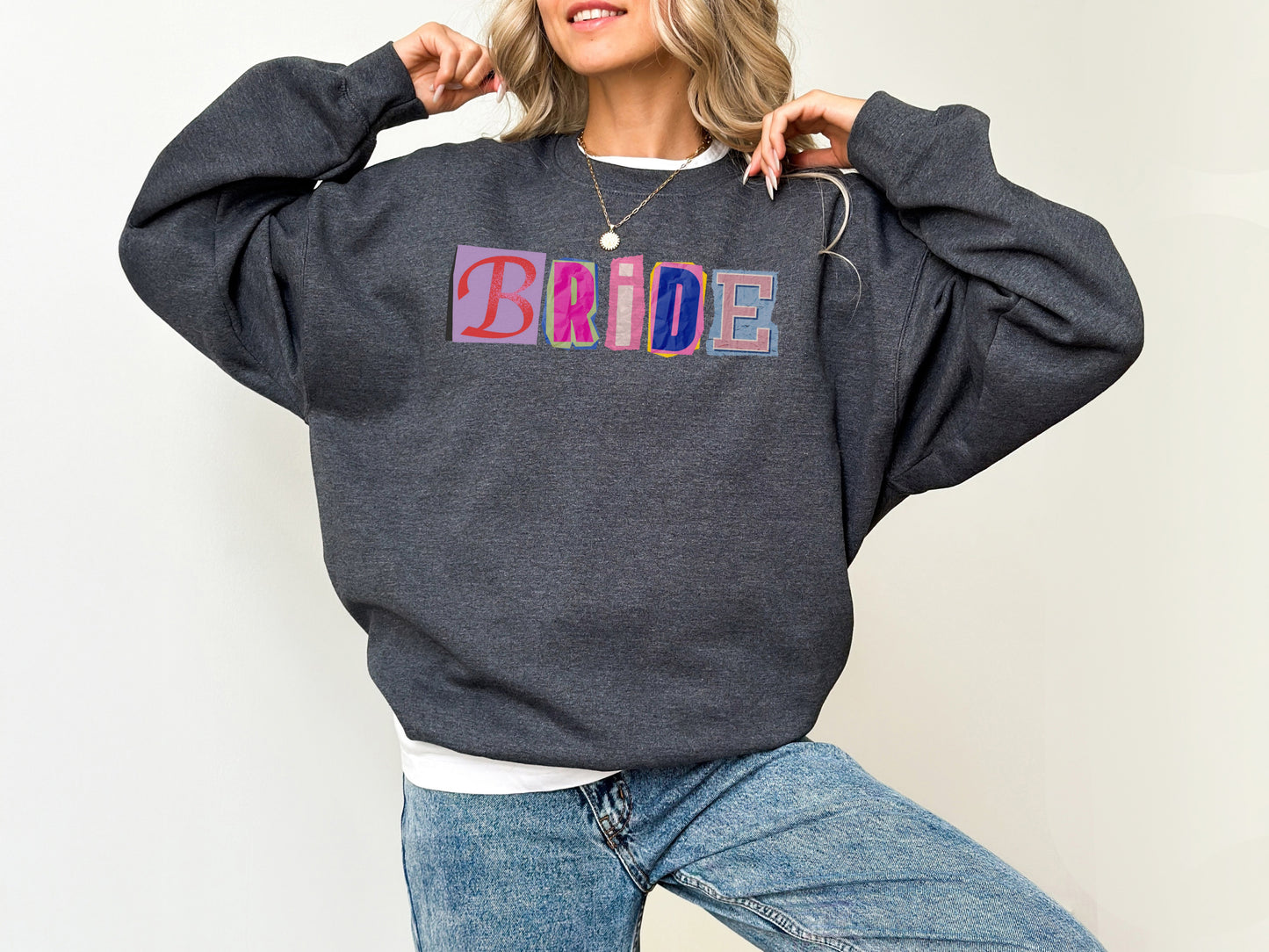 Bride Collage Crewneck