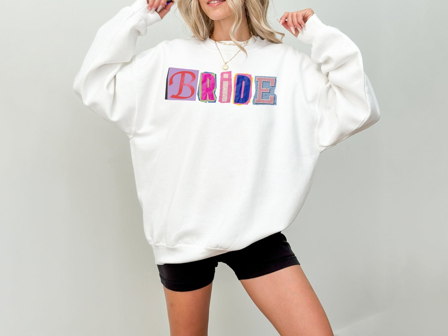 Bride Collage Crewneck