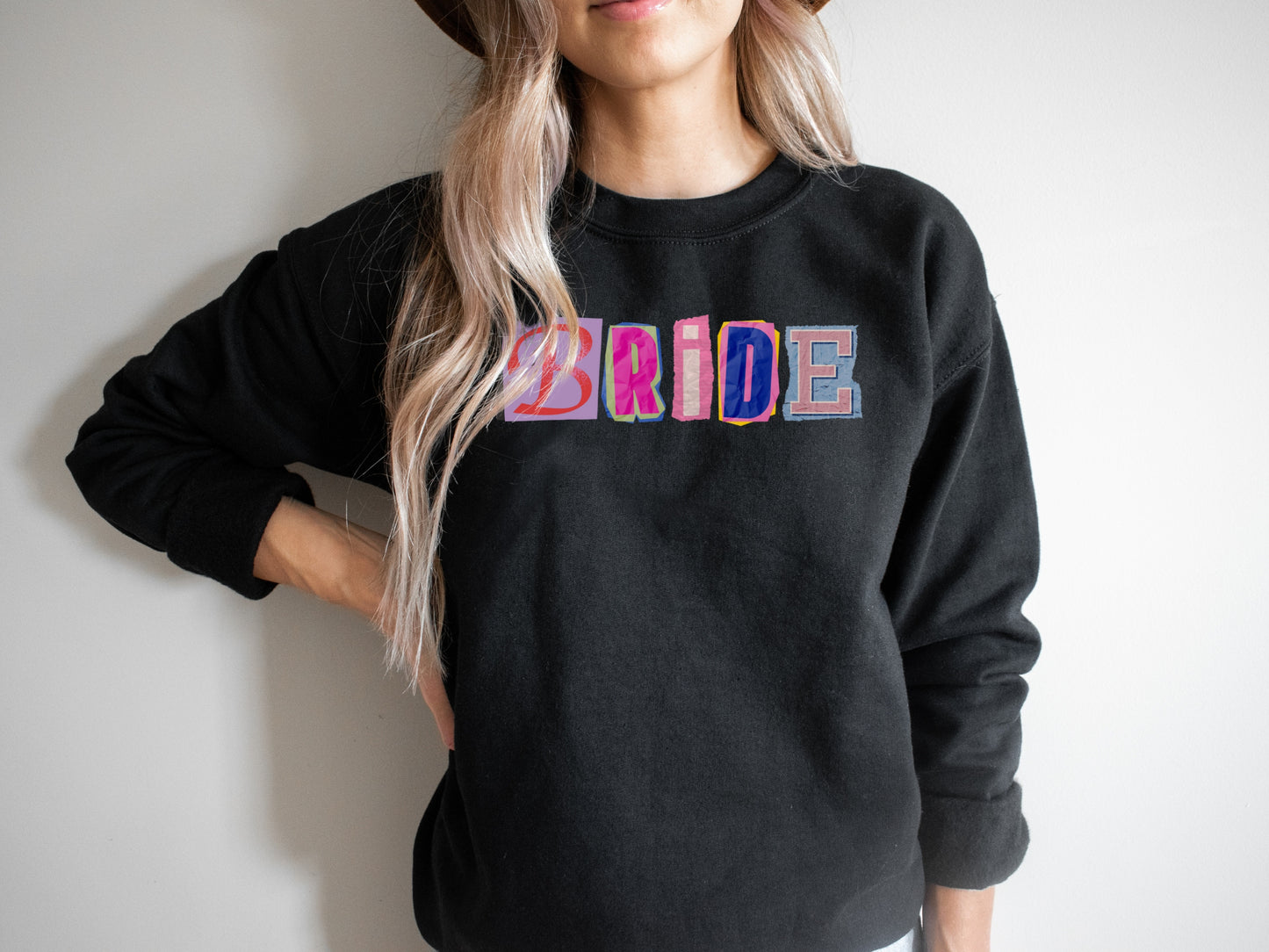 Bride Collage Crewneck