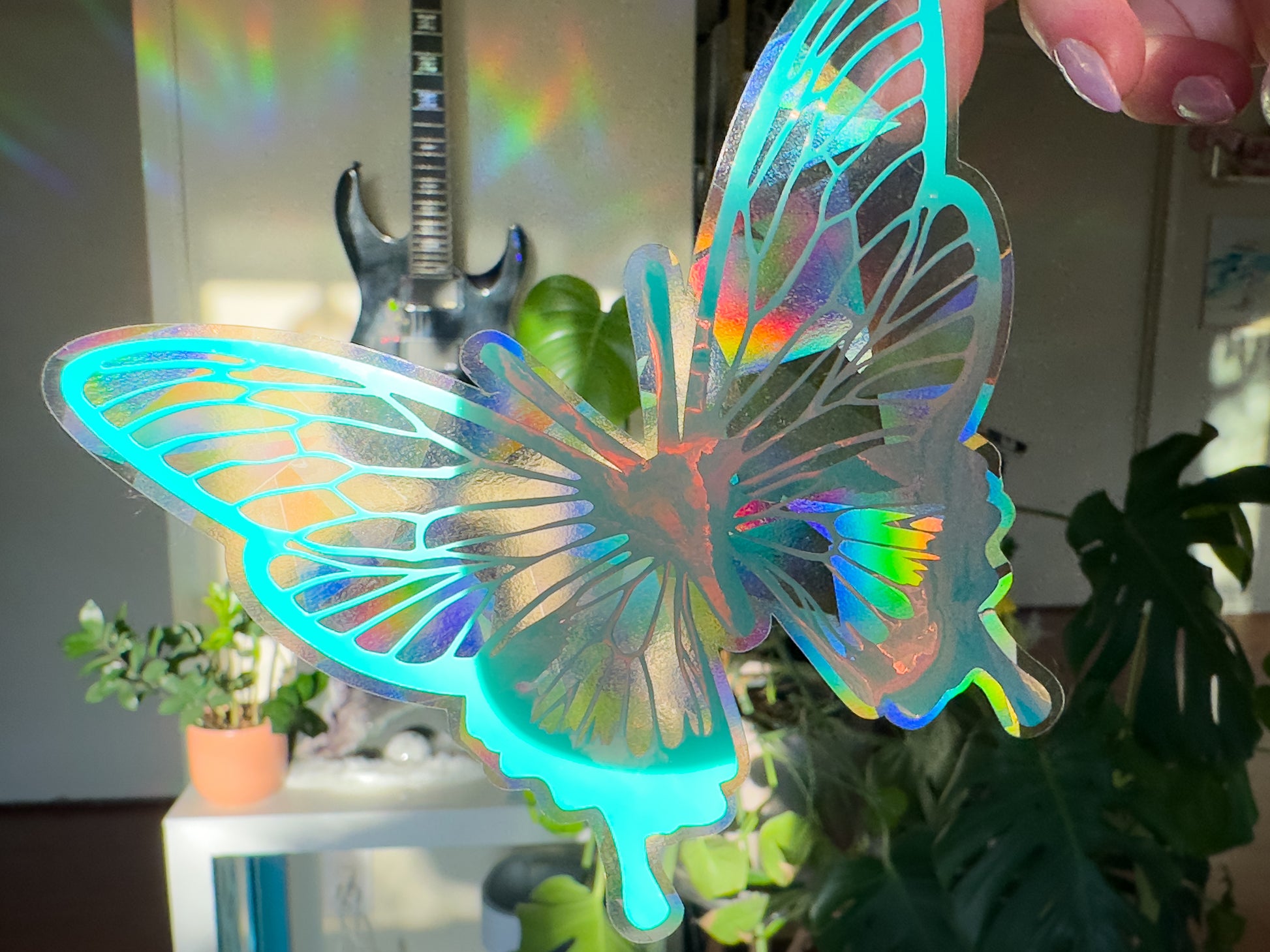 Butterfly Suncatcher Casting Rainbows