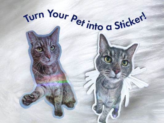Custom PET Stickers: Transform Your Pet into a Sticker!