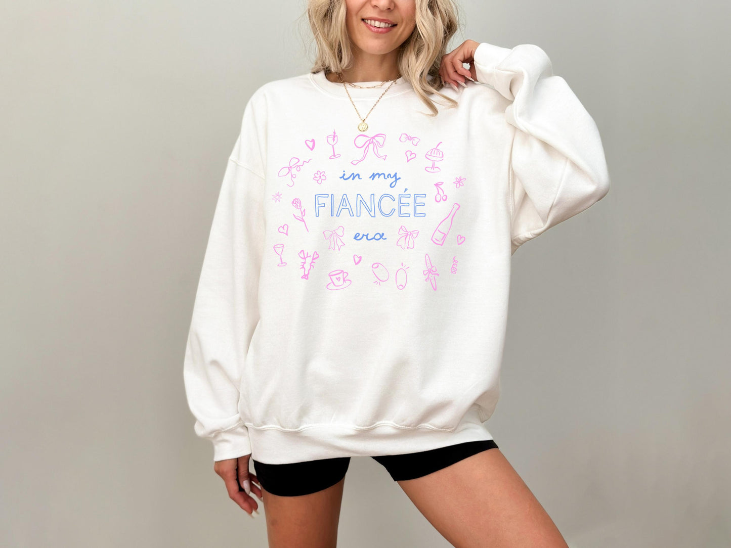 In My Fiancée Era – Personalized Crewneck Sweatshirt