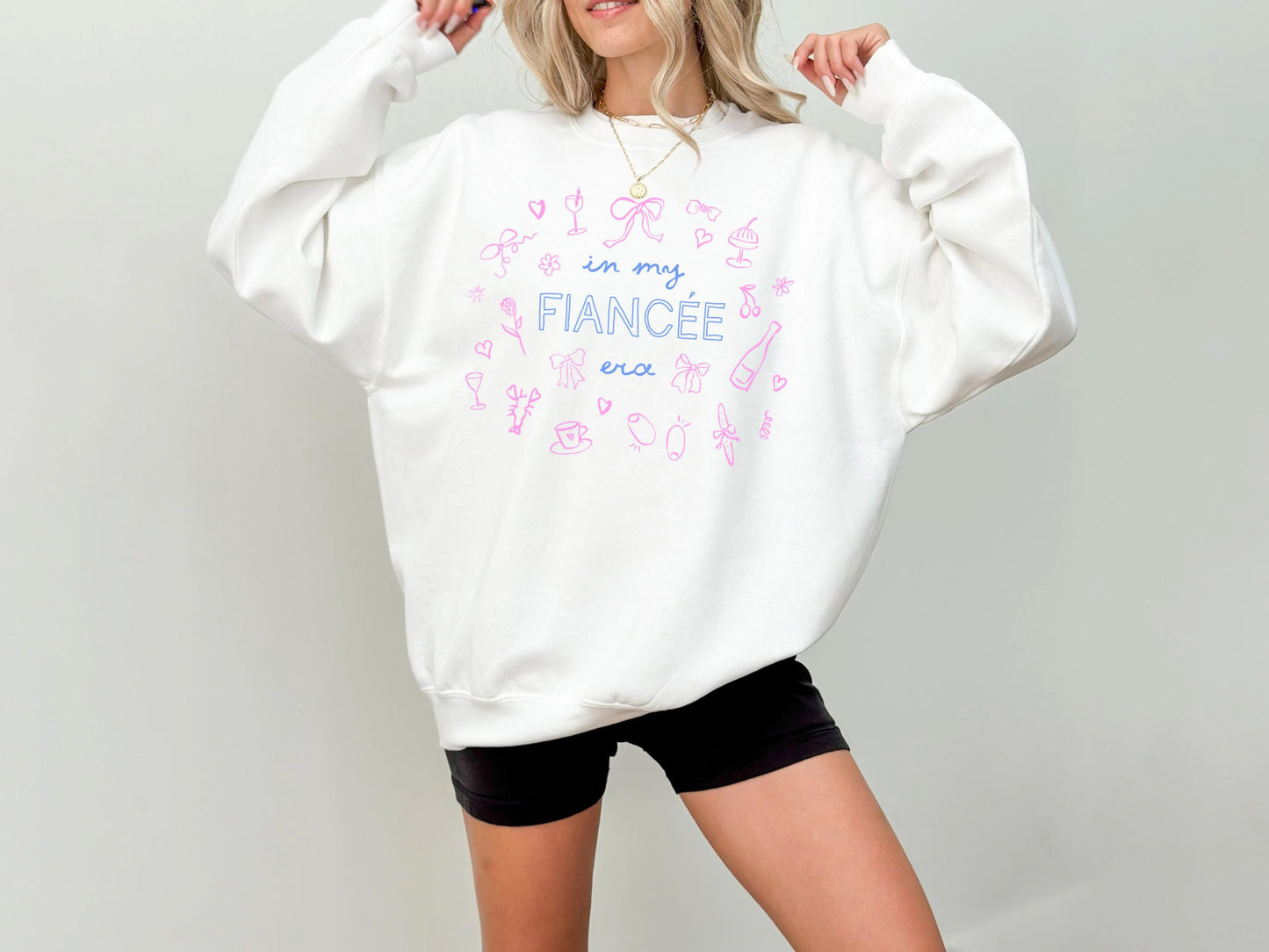 In My Fiancée Era – Personalized Crewneck Sweatshirt