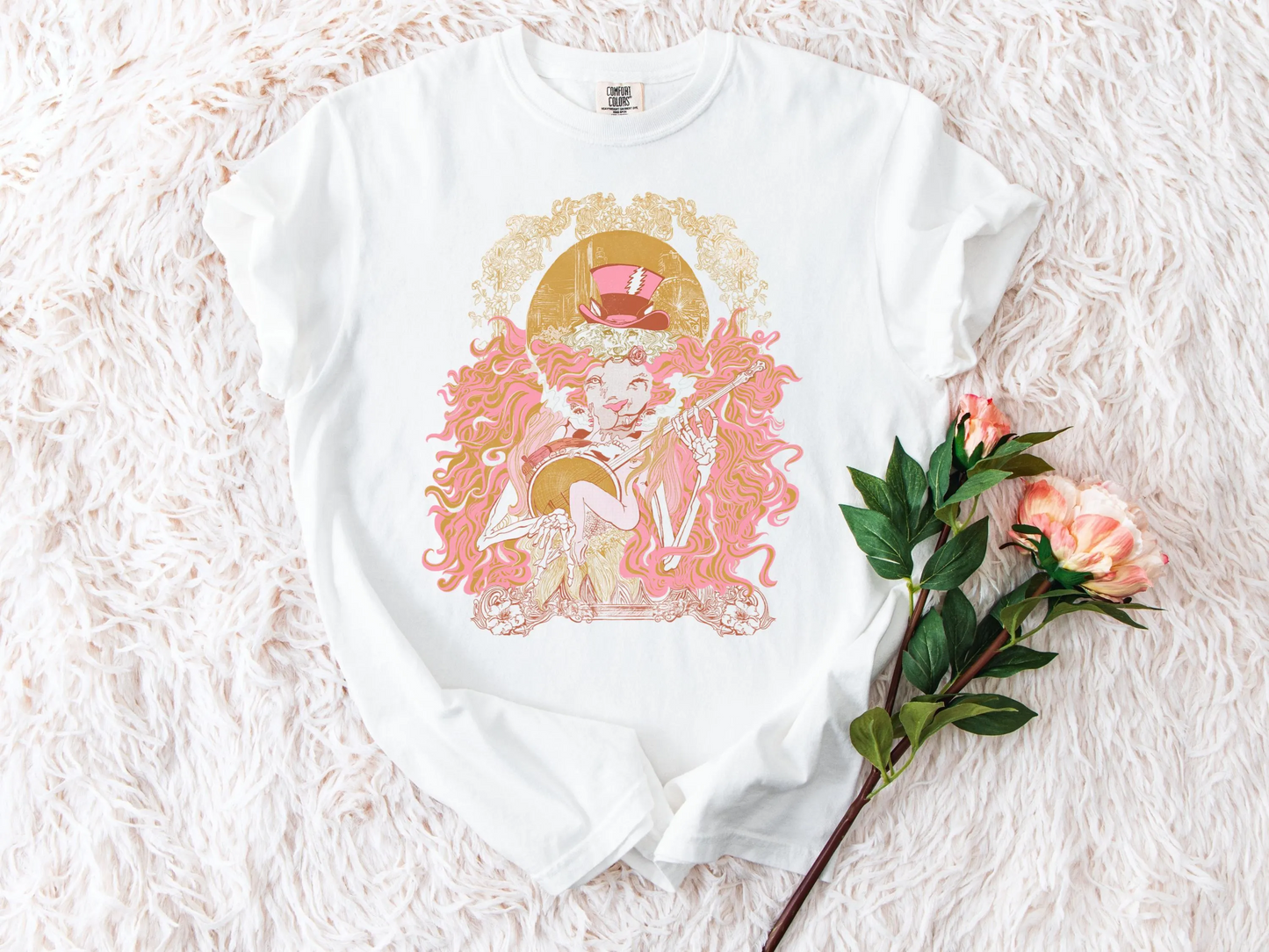 Grateful Lion Psychedelic Art TShirt