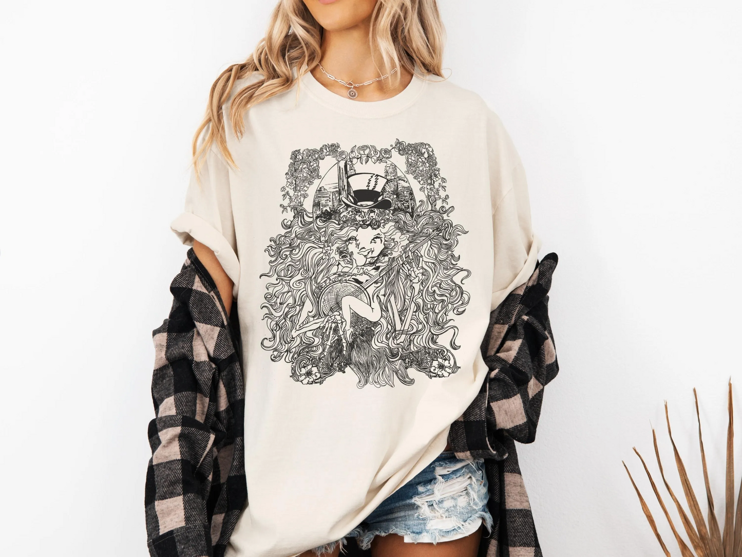 Grateful Lion Psychedelic Art Comfort Colors TShirt
