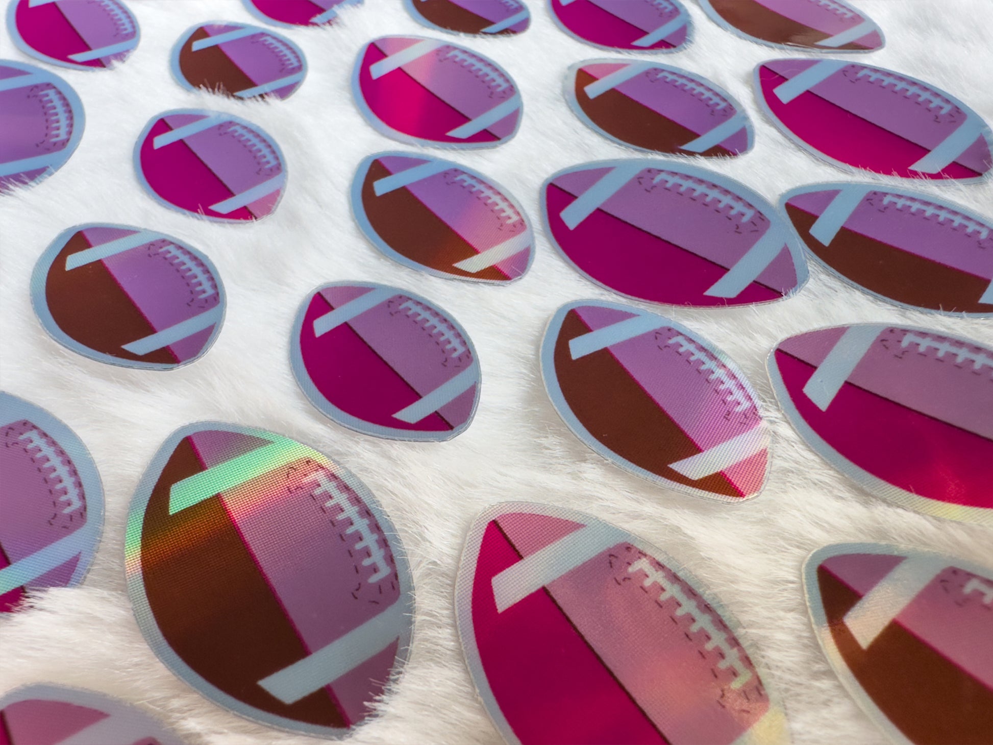 Girly Football Stickers