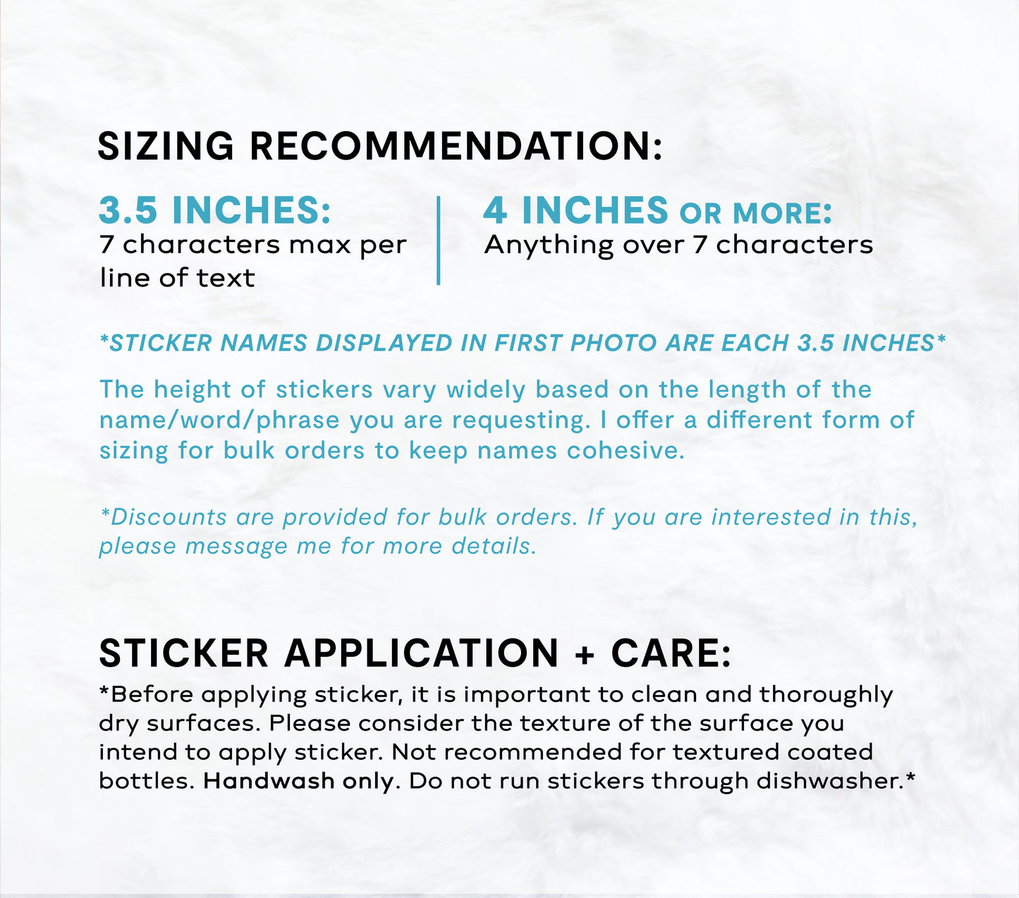 Personalized Metallic Bubble Name Stickers