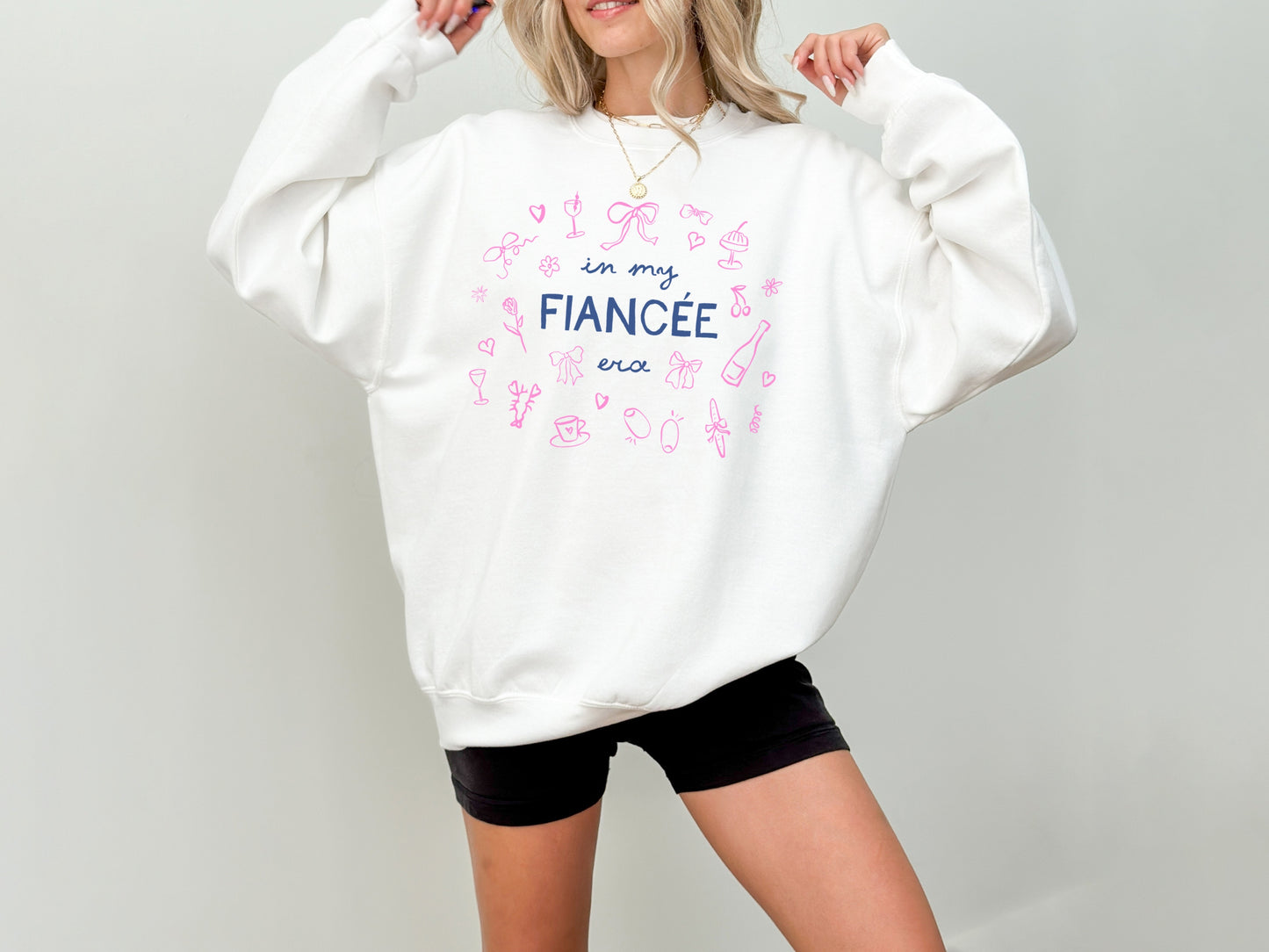 In My Fiancée Era Crewneck Multicolor