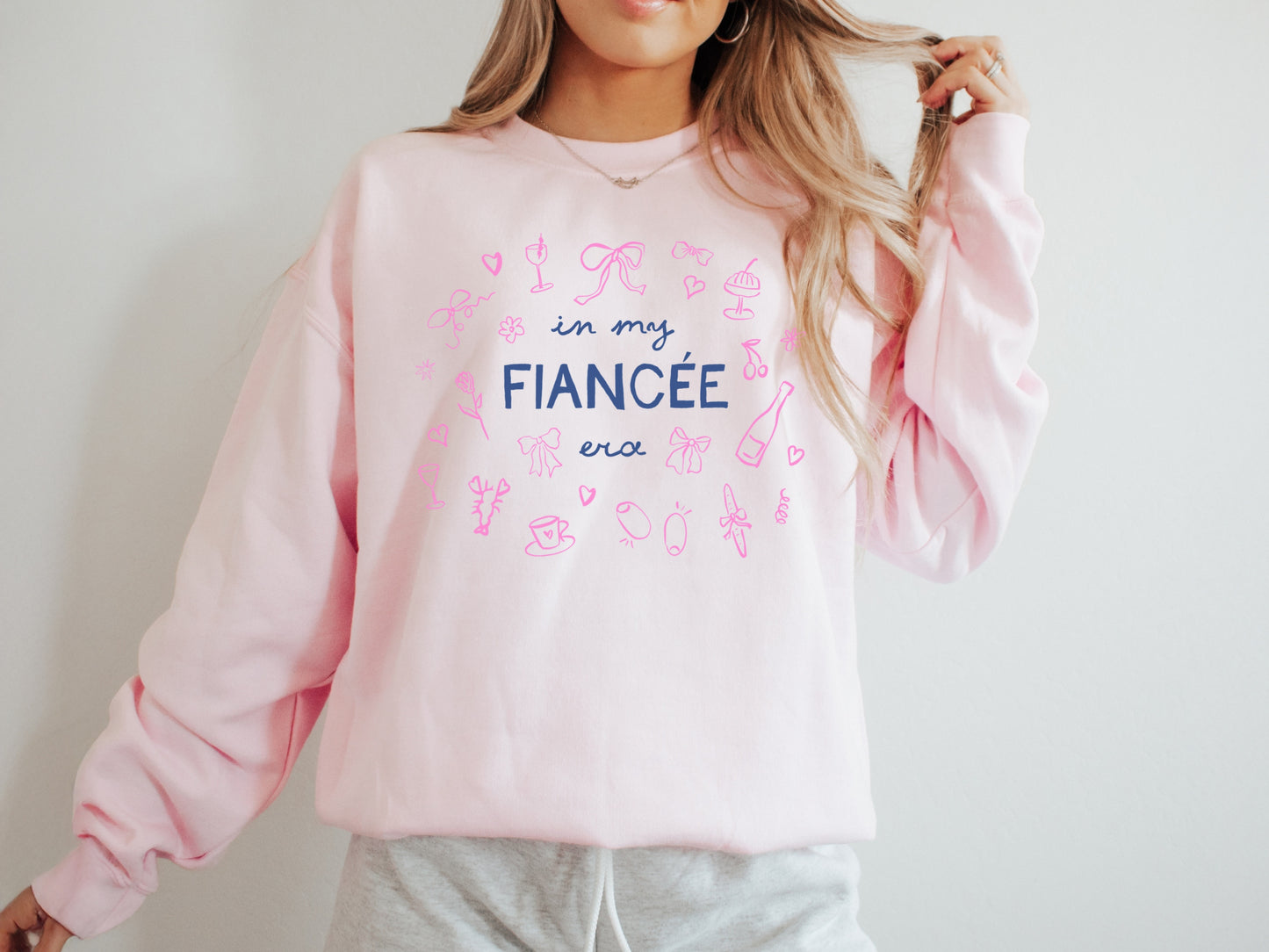 In My Fiancée Era Crewneck Multicolor