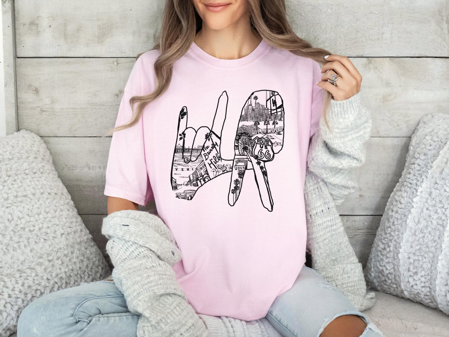 Hearts to Los Angeles Shirt - All Proceeds to Victims of LA Wildfires