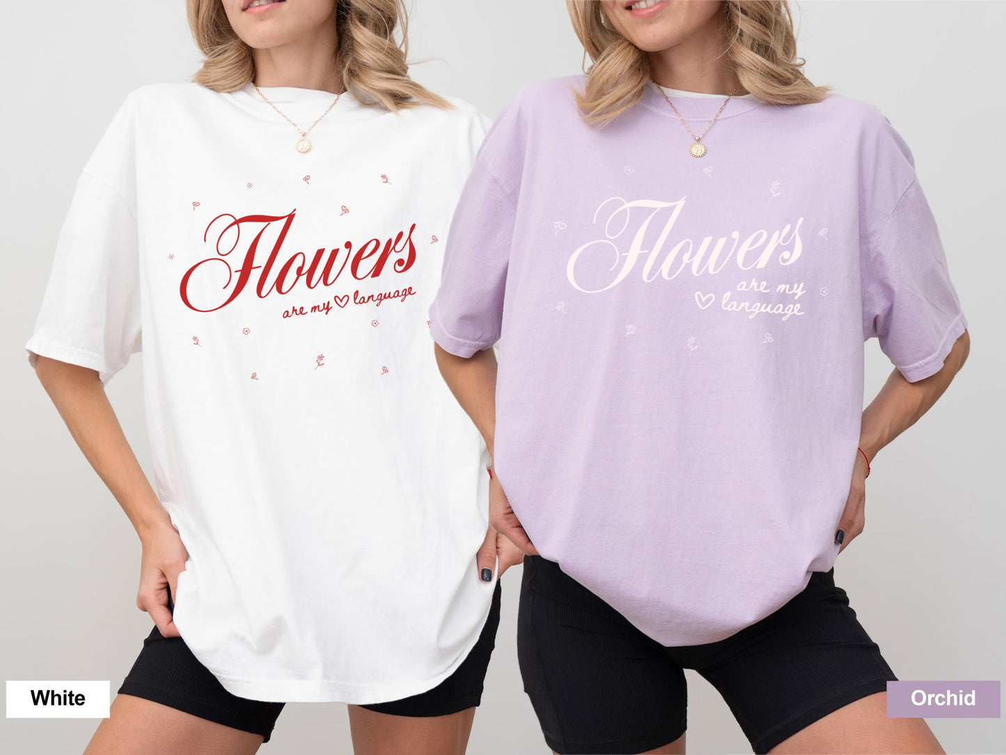 Galentine’s Day Matching Shirts – Flowers Are My Love Language
