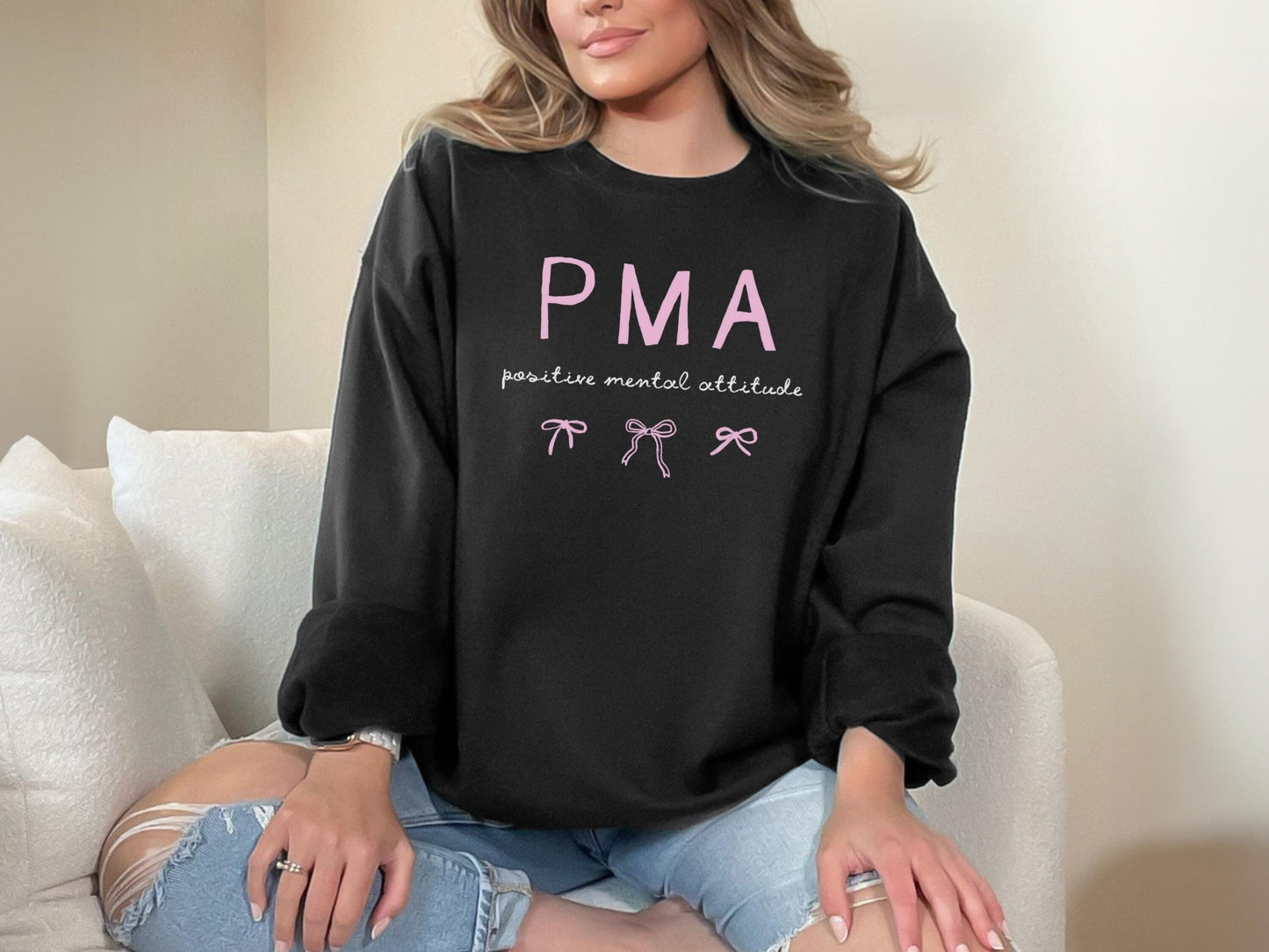 PMA Sweatshirt – Because Life is a Rollercoaster ✨