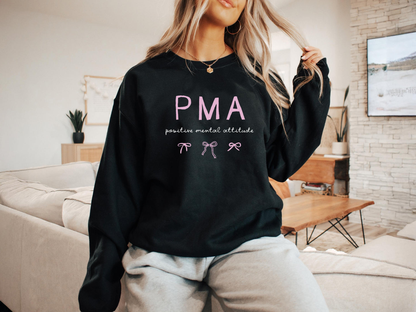 PMA Sweatshirt – Because Life is a Rollercoaster ✨