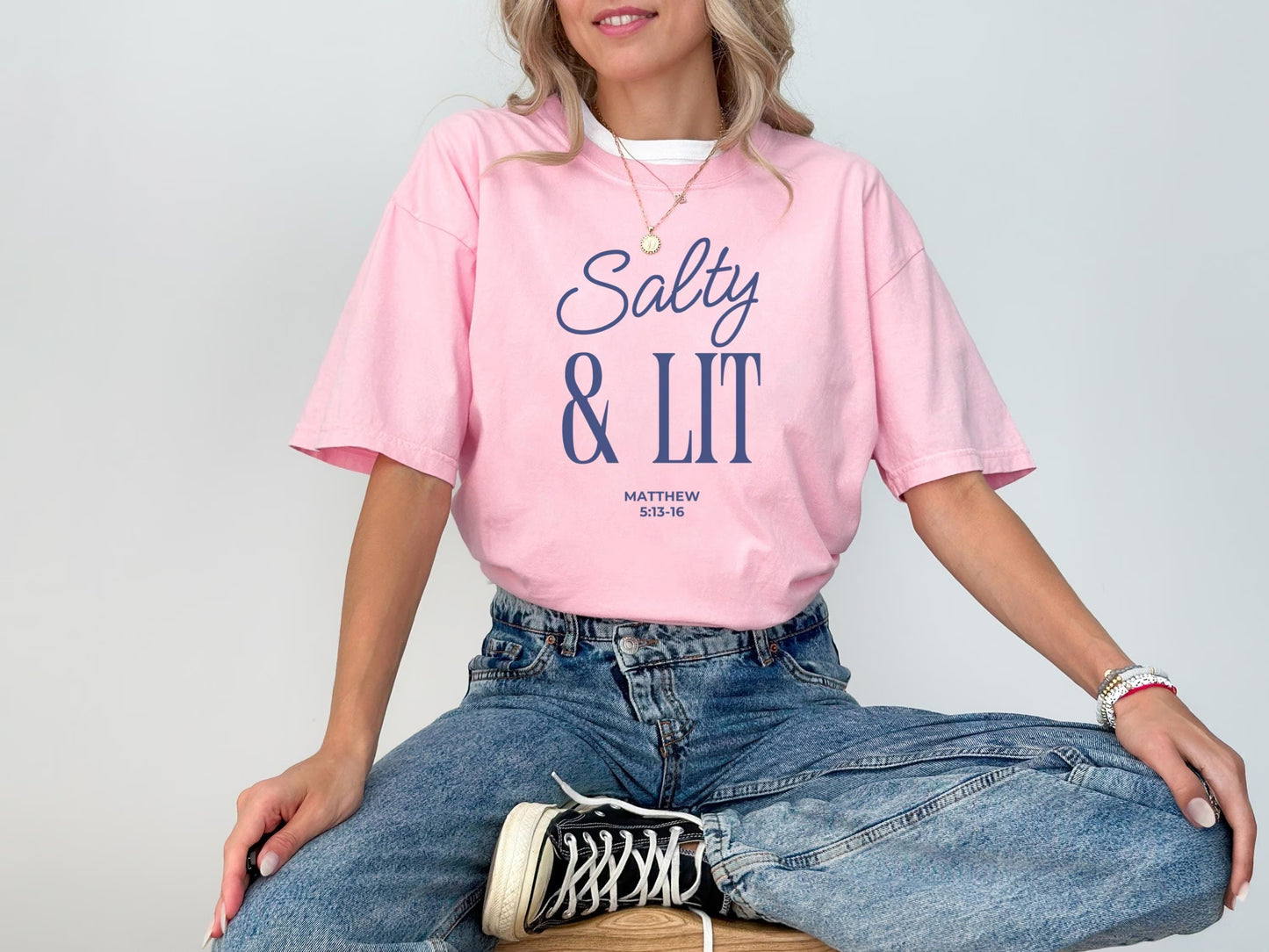 Salty & Lit T-Shirt β Stay Bold, Stay Bright β¨