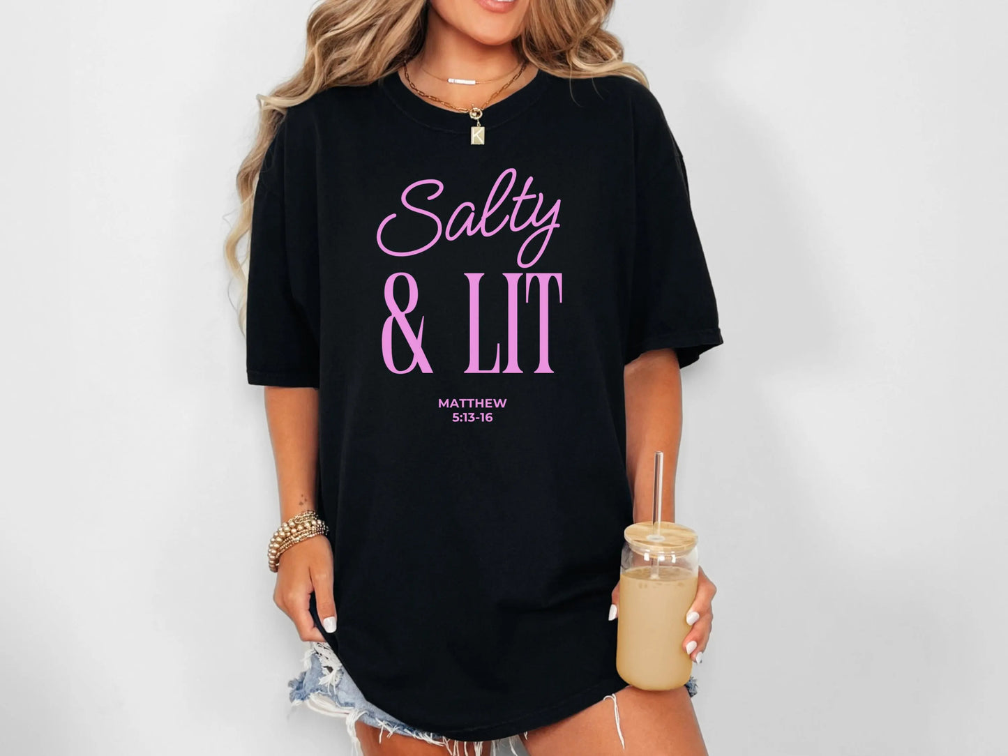 Salty & Lit T-Shirt β Stay Bold, Stay Bright β¨