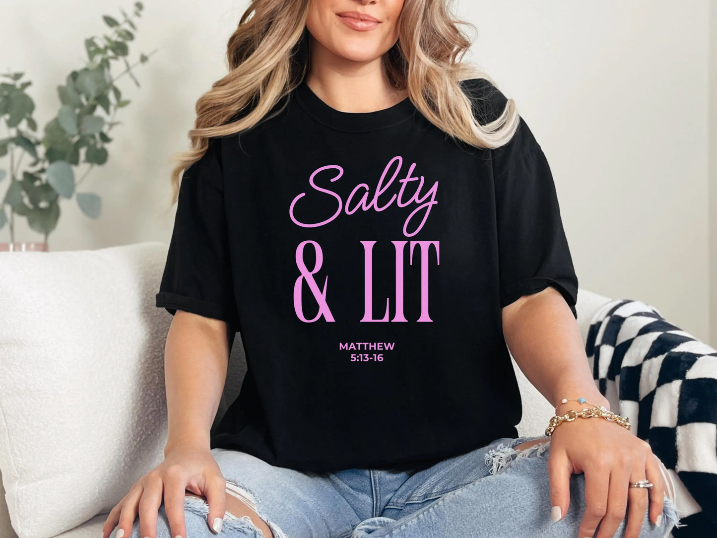 Salty & Lit T-Shirt β Stay Bold, Stay Bright β¨