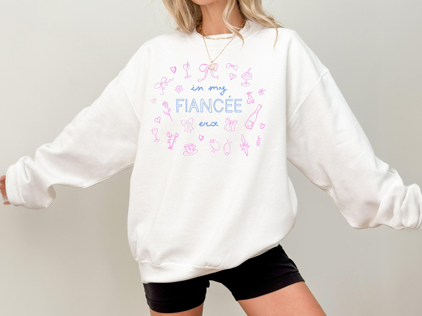 In My Fiancée Era – Personalized Crewneck Sweatshirt