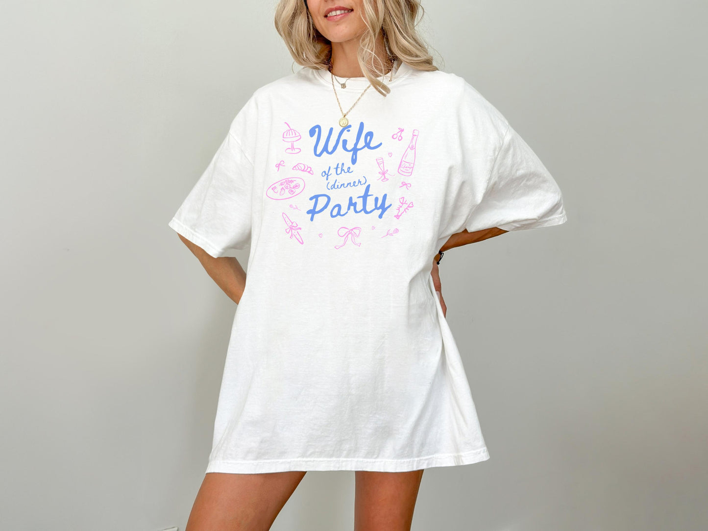 Wife of the Dinner Party – Comfort Colors Tee 🍷✨