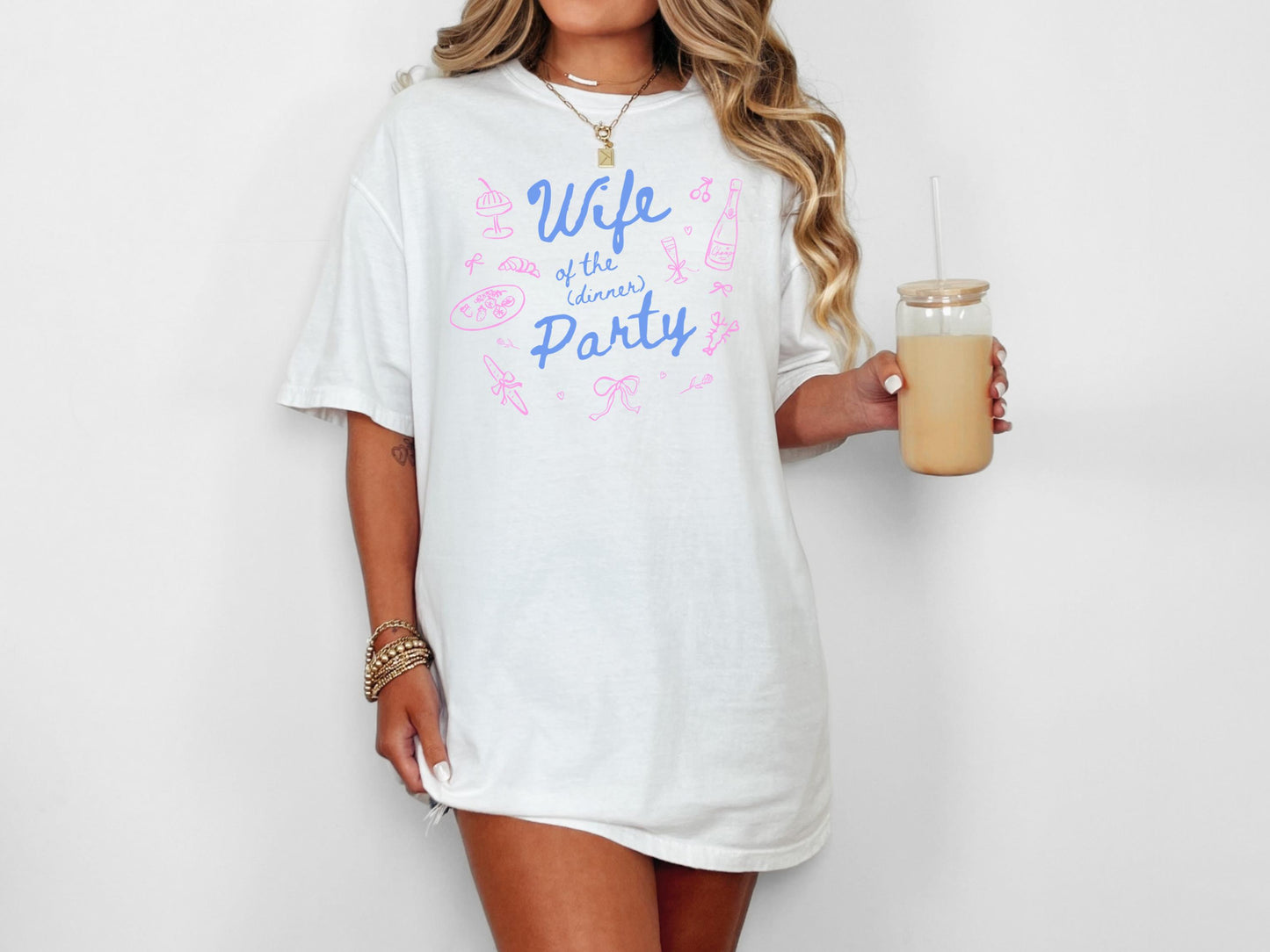 Wife of the Dinner Party – Comfort Colors Tee 🍷✨