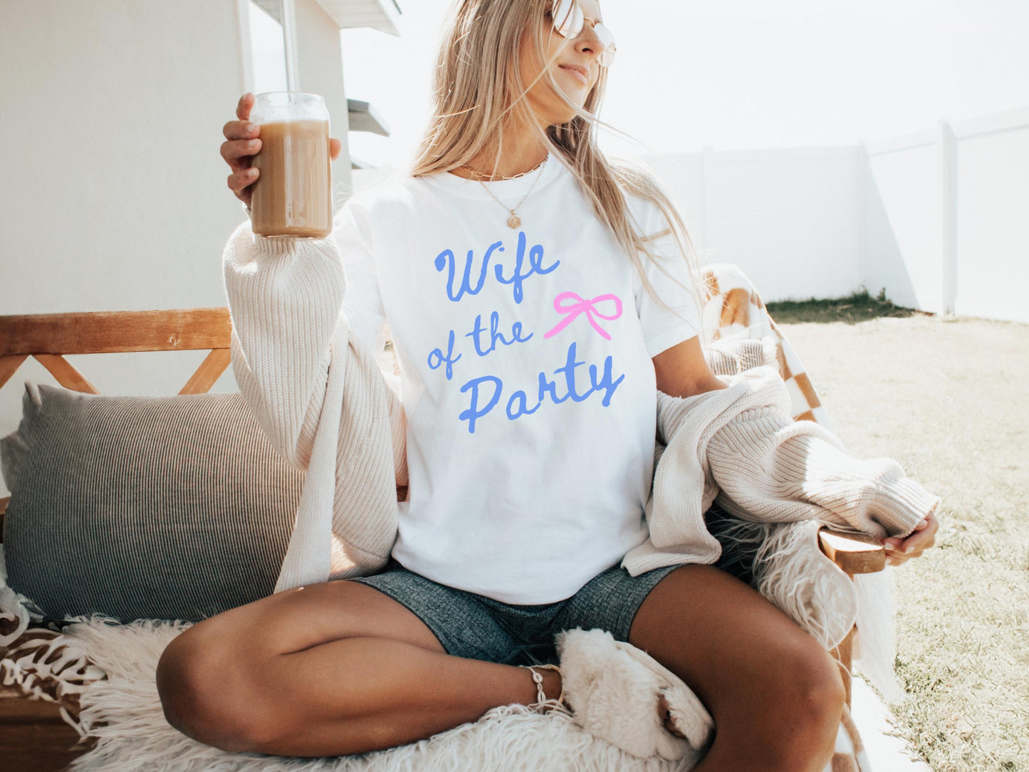 Wifey of the Party β Coquette Comfort Colors Tee πβ¨