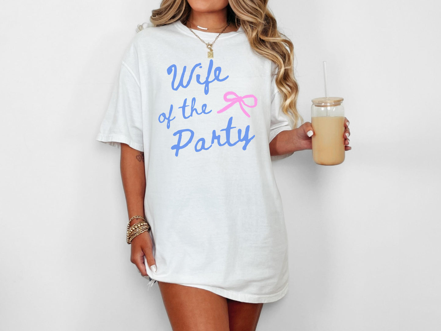 Wifey of the Party β Coquette Comfort Colors Tee πβ¨