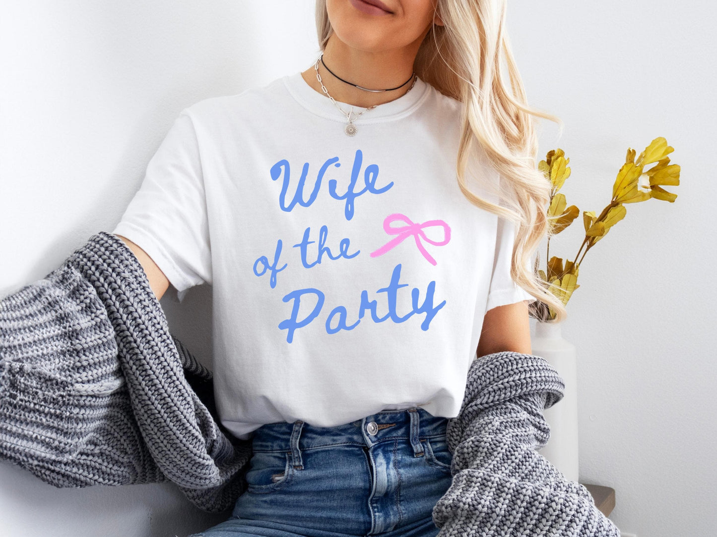 Wifey of the Party β Coquette Comfort Colors Tee πβ¨