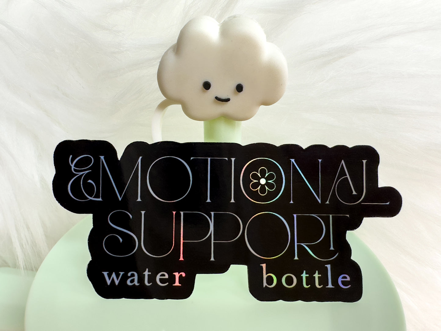 Emotional Support Water Bottle Sticker