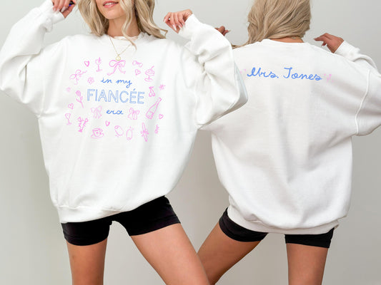 In My Fiancée Era – Personalized Crewneck Sweatshirt