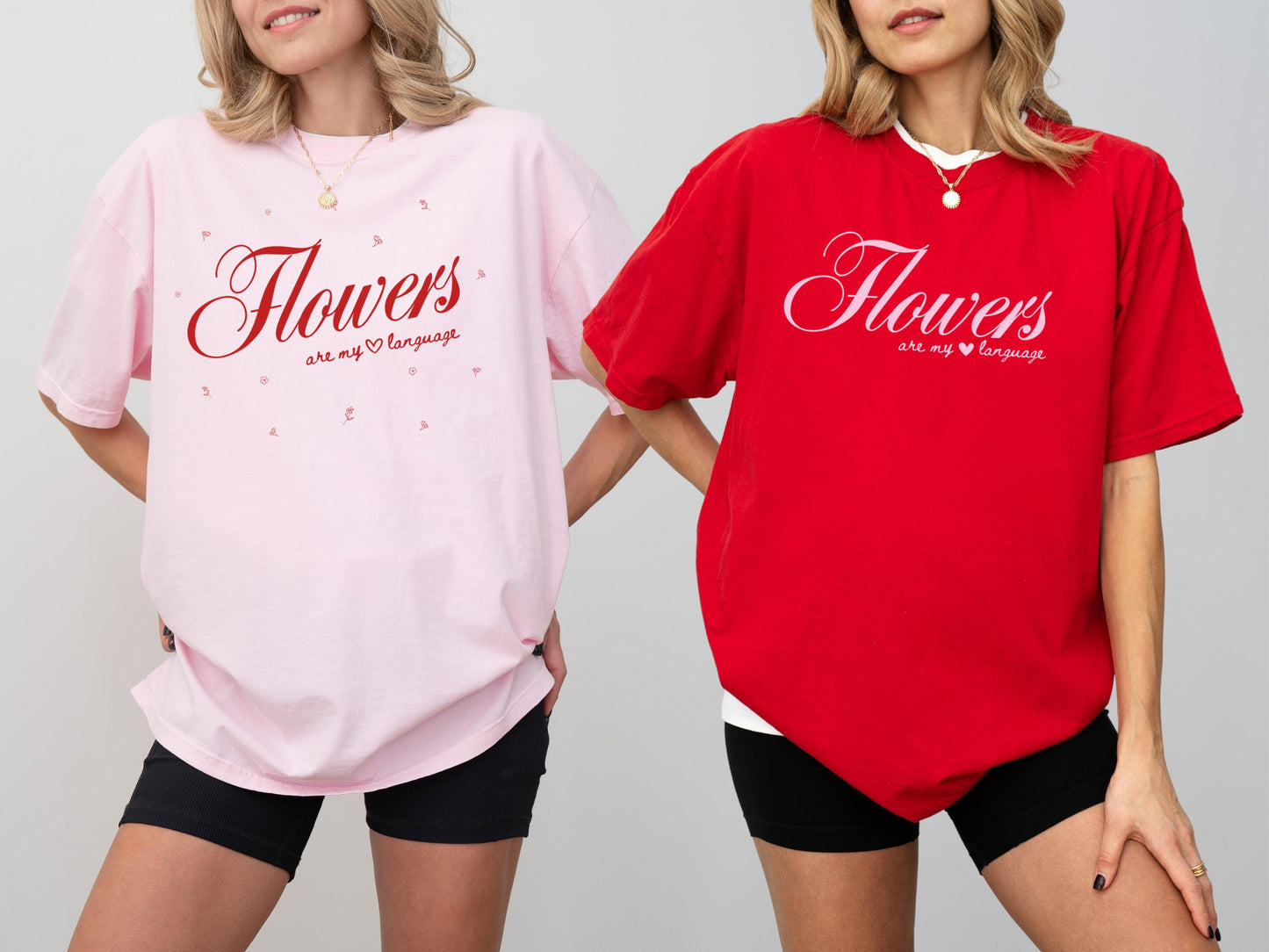 Galentine’s Day Matching Shirts – Flowers Are My Love Language