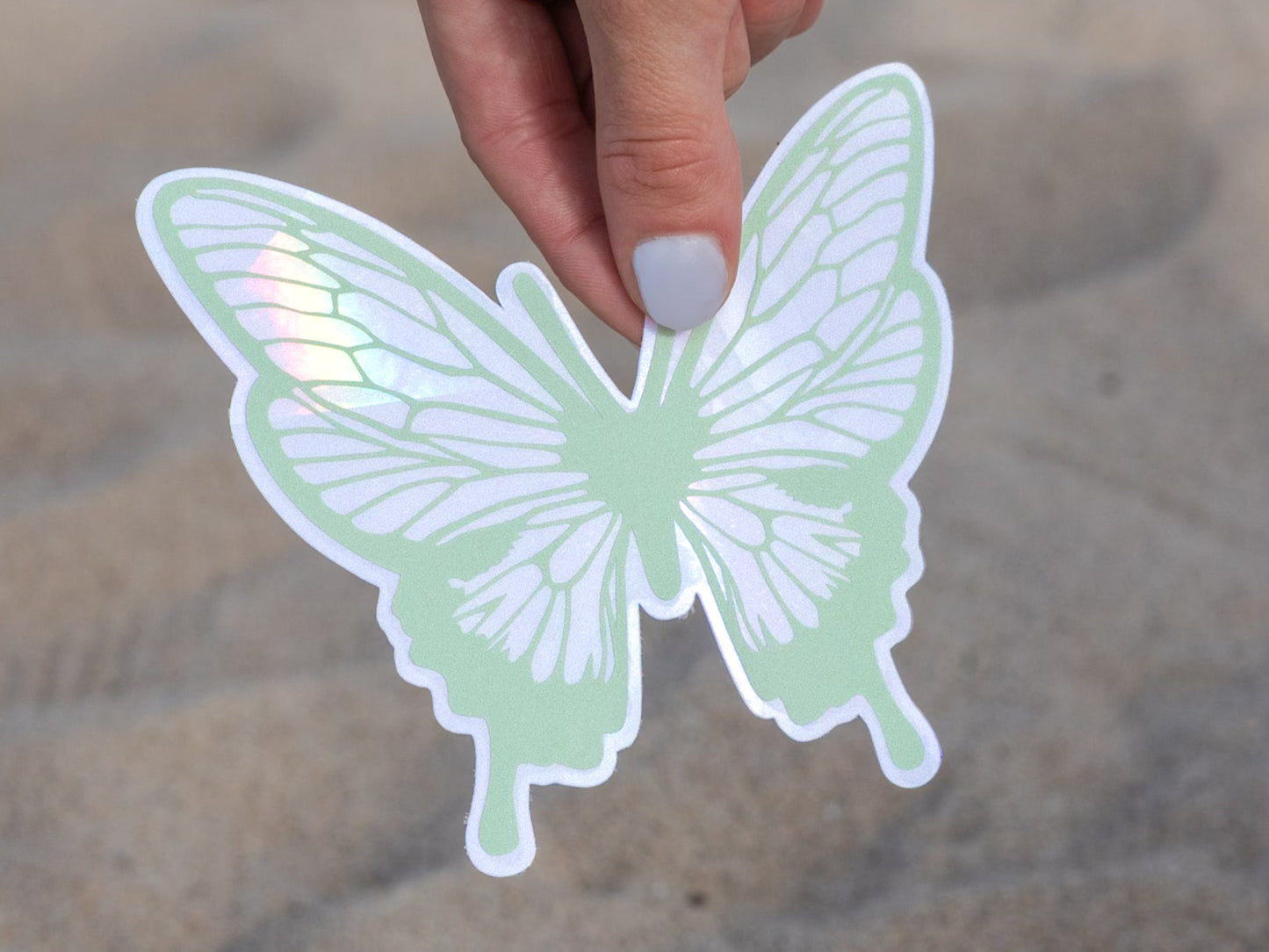 Pastel Butterfly Rainbow-Making Suncatcher Window Sticker