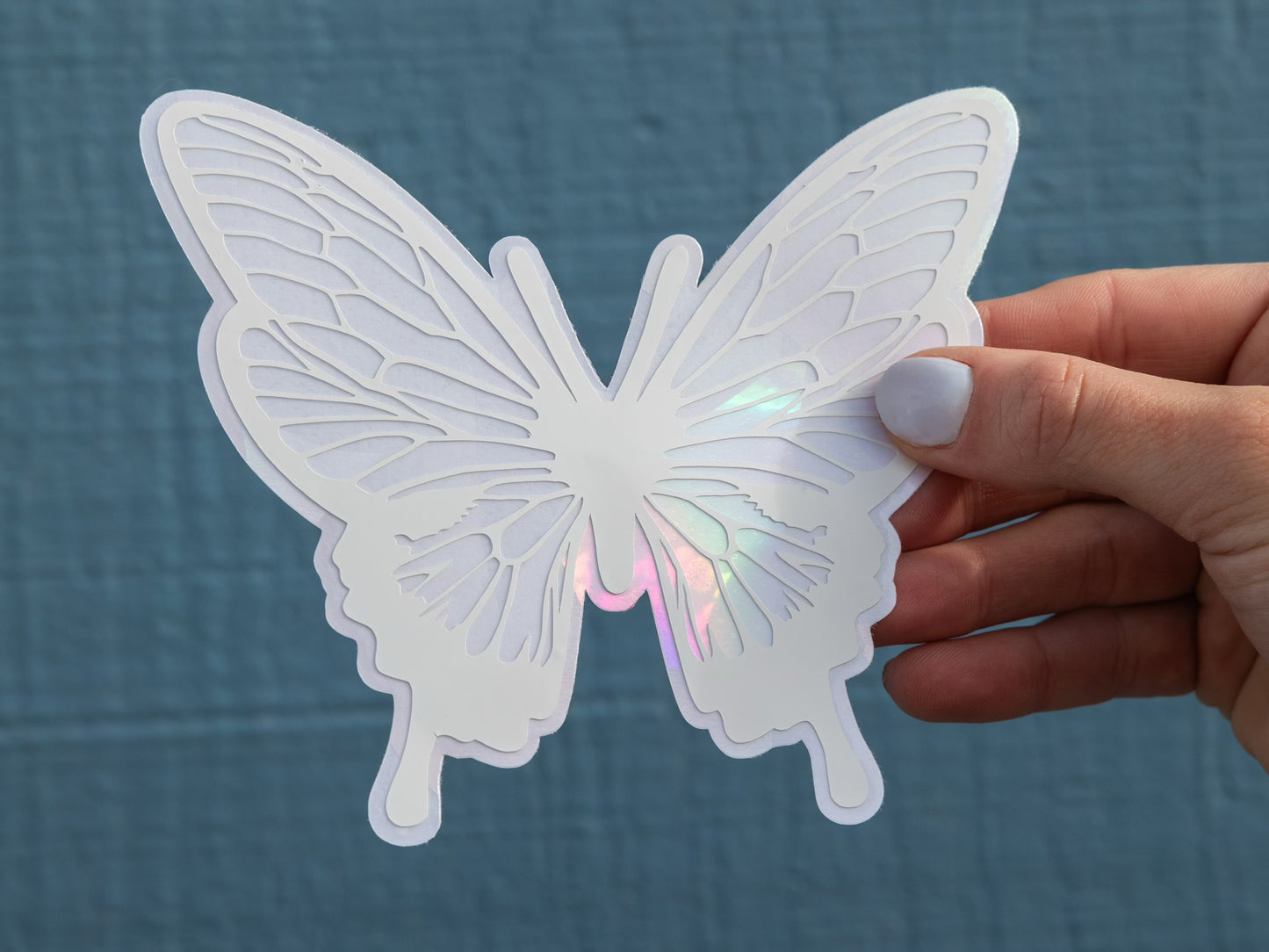Pastel Butterfly Rainbow-Making Suncatcher Window Sticker