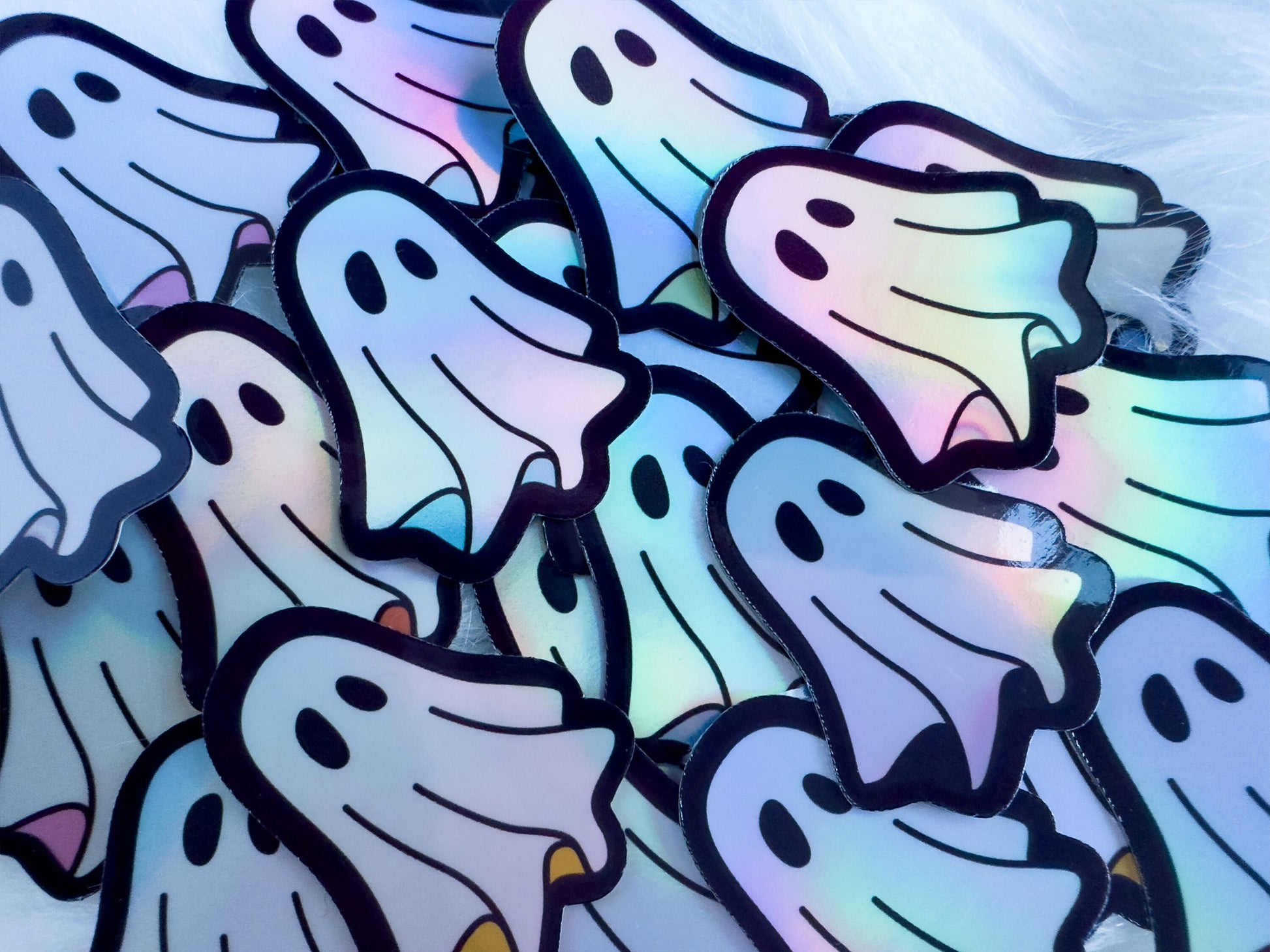 Boo Crew Multipack Waterproof Holographic Stickers