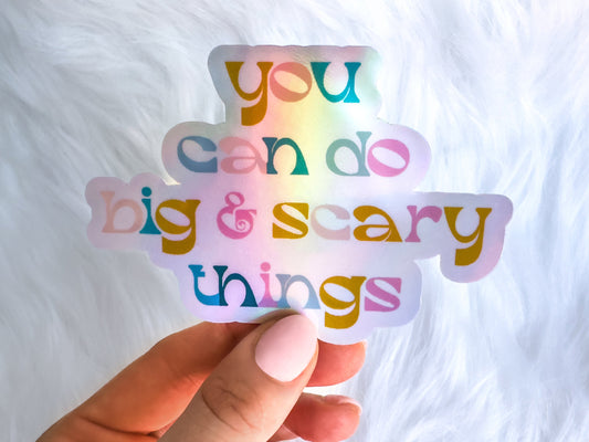 Encouraging Words of Affirmation Waterproof Sticker