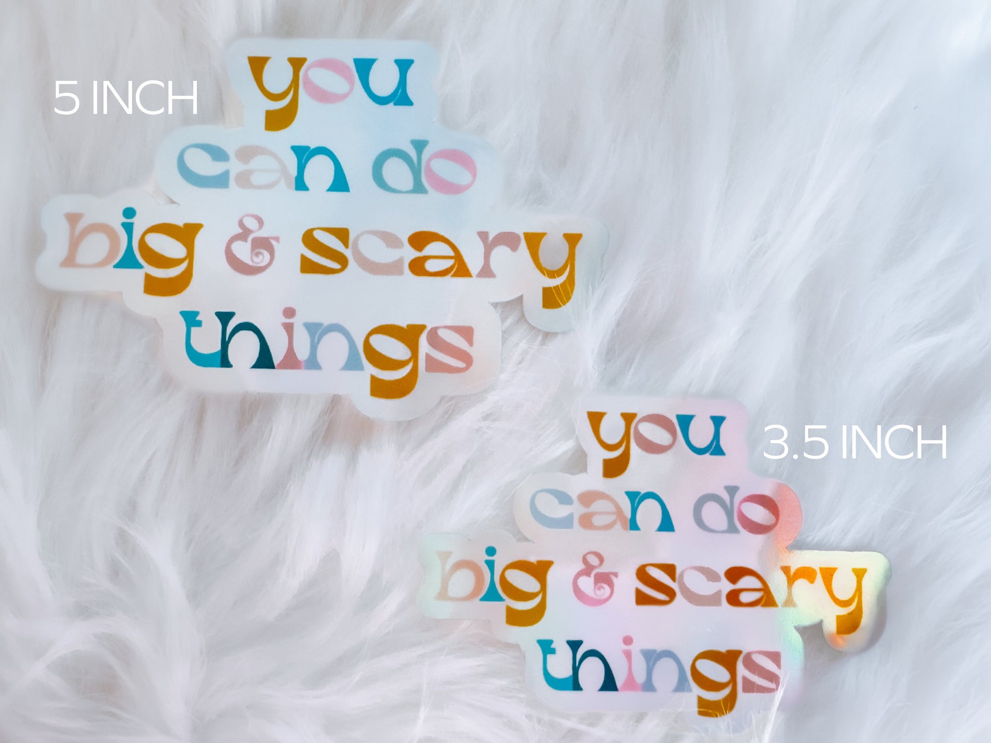 Girl Boss Holographic Waterproof Stickers