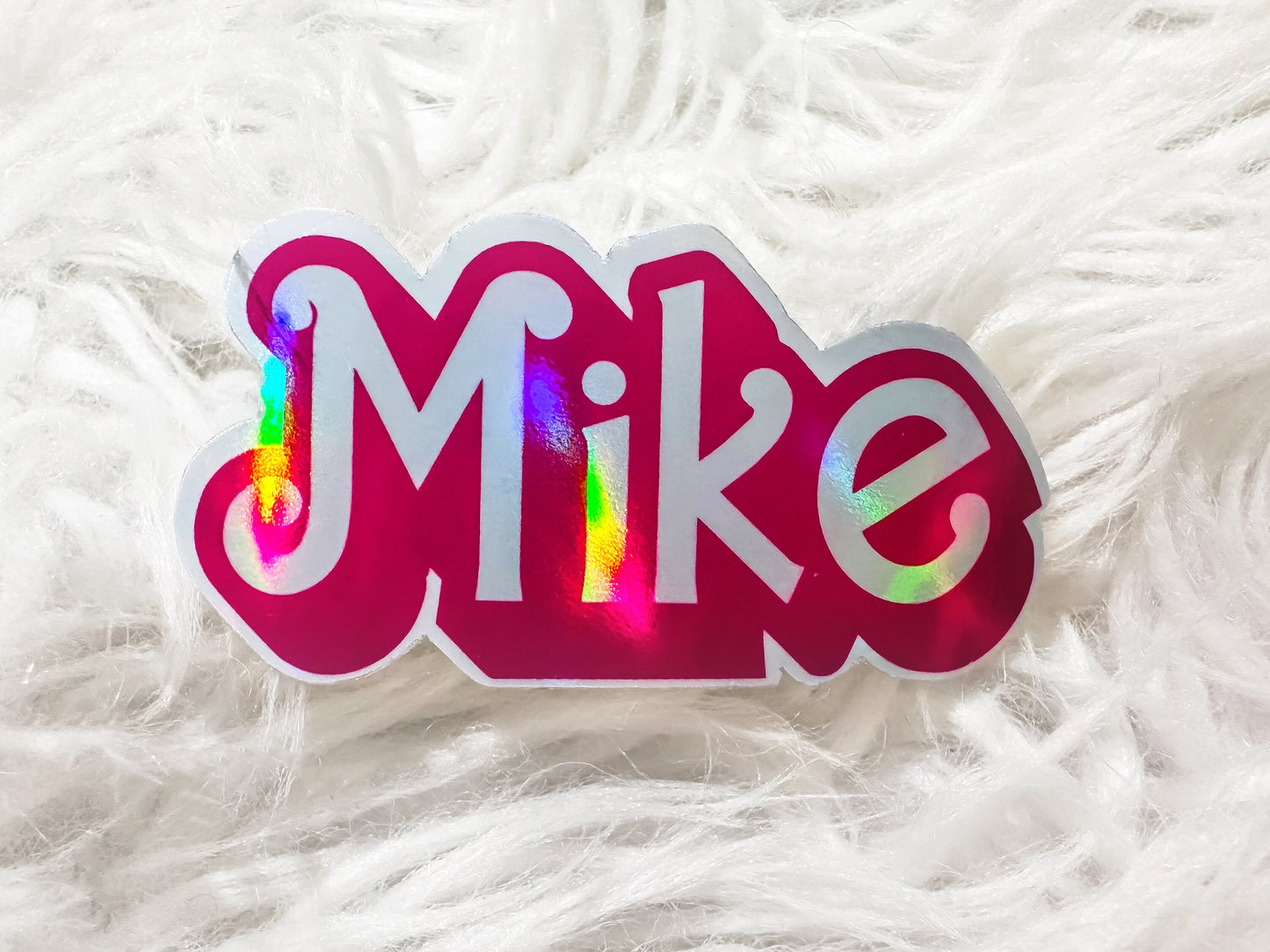 Holographic Custom Name Stickers
