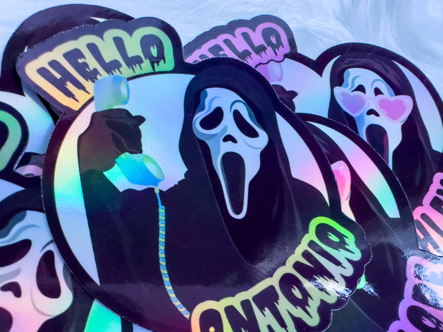 Custom Name Halloween Sticker Pack