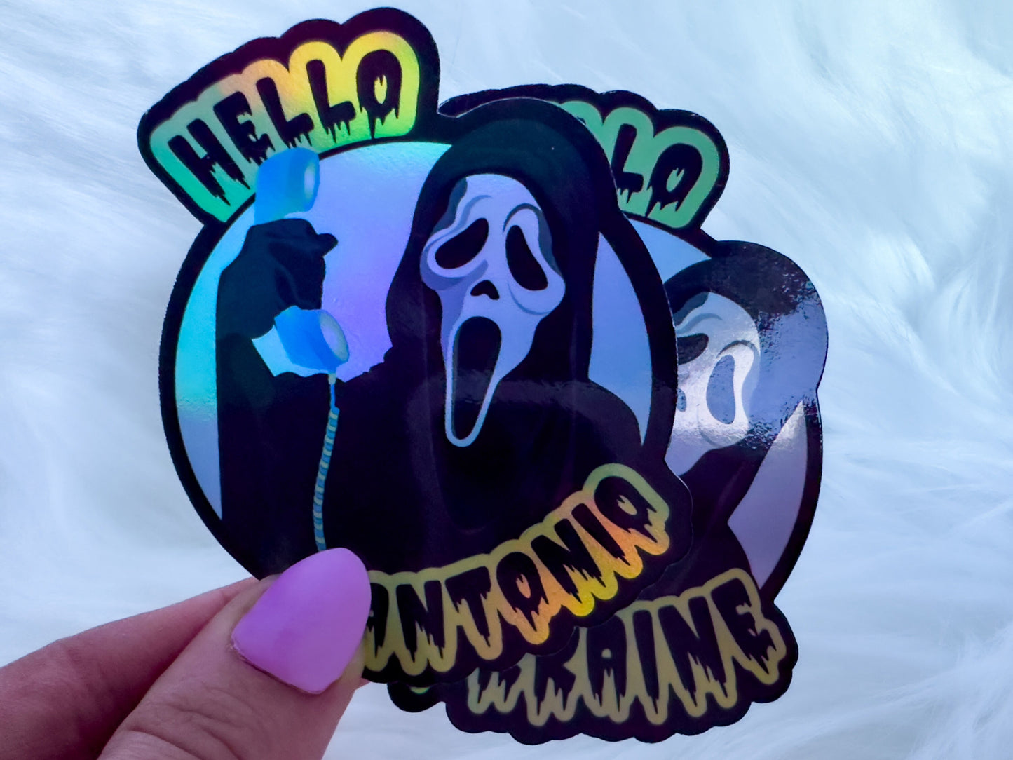Custom Name Halloween Sticker Pack