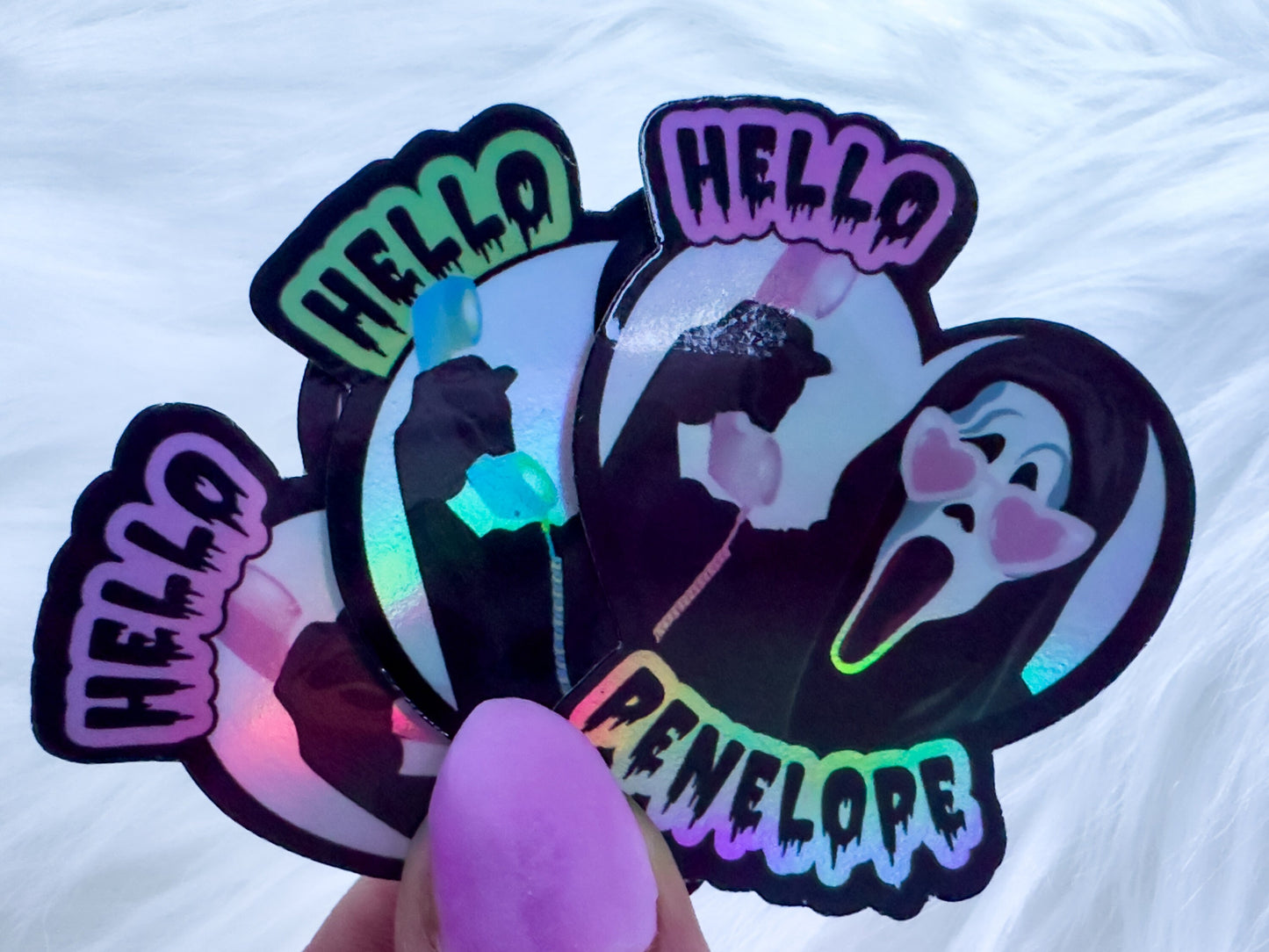 Custom Name Halloween Sticker Pack