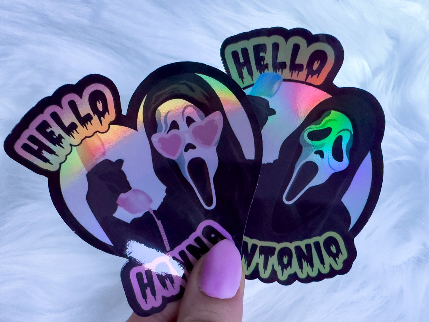 Custom Name Halloween Sticker Pack