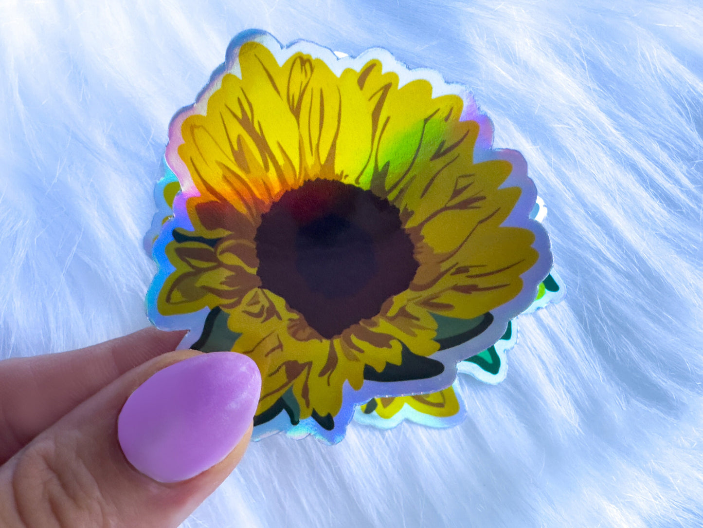Sunflower Waterproof Sticker
