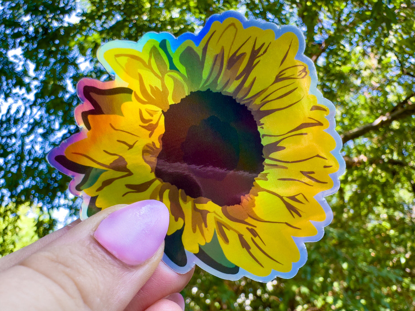 Sunflower Waterproof Sticker