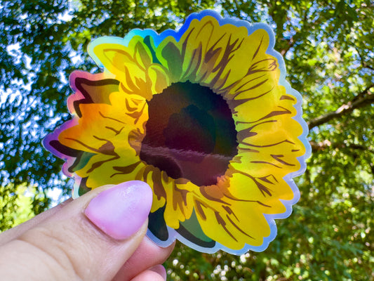 Sunflower Waterproof Sticker